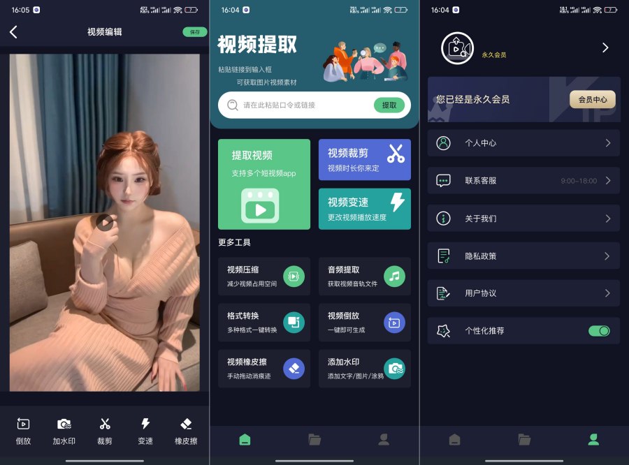 图片[1]-链接提取视频1.5.2多功能去水印免登陆解锁版-智点软件