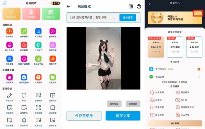 视频提取36二创去重、去水印、压缩、格式转换解锁会员版-智点软件