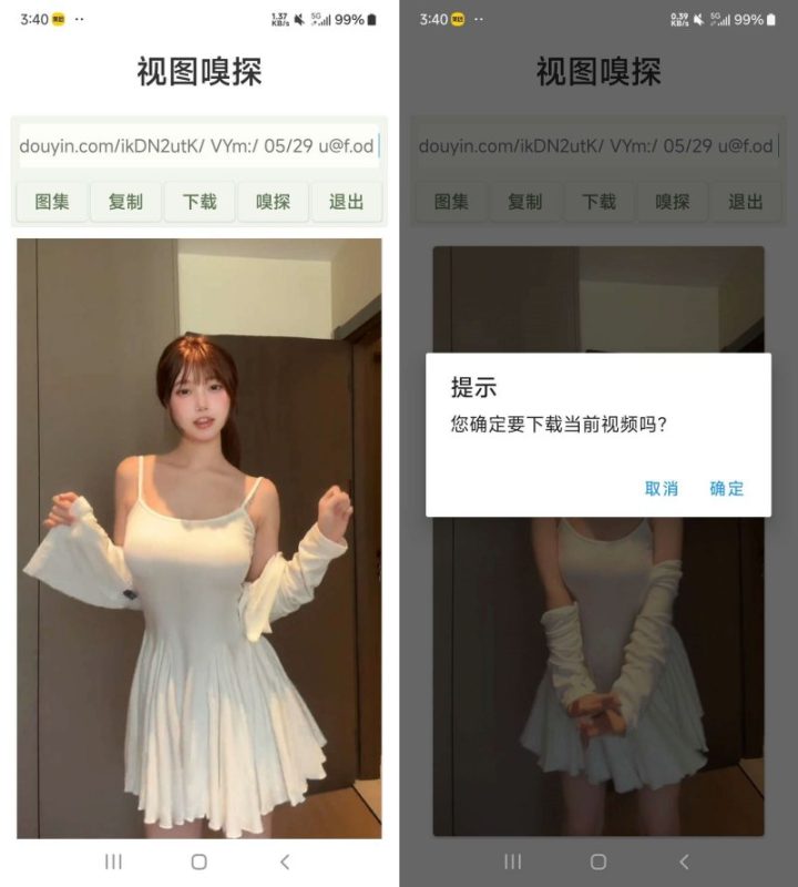 视图嗅探 1.0.0 去除图集 热门短视频水印-智点软件
