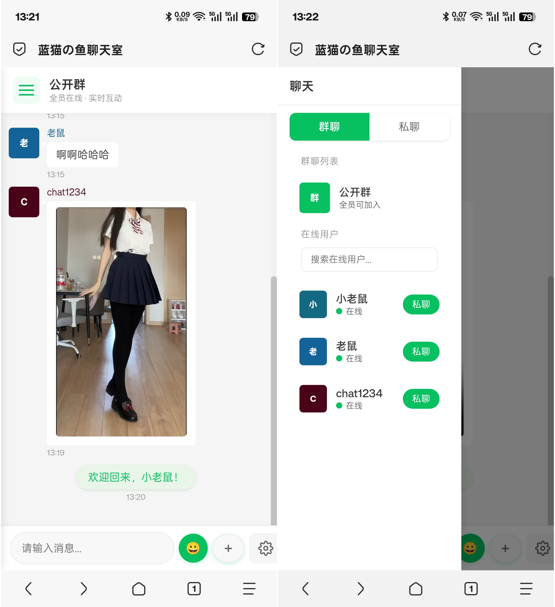 PHP实时消息聊天室源码 PHP+WebSocket-智点软件