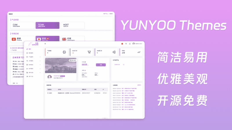 魔方财务系统 YUNYOO财务系统 新秀魔方收银系统 购物车+会员中心模板-智点软件