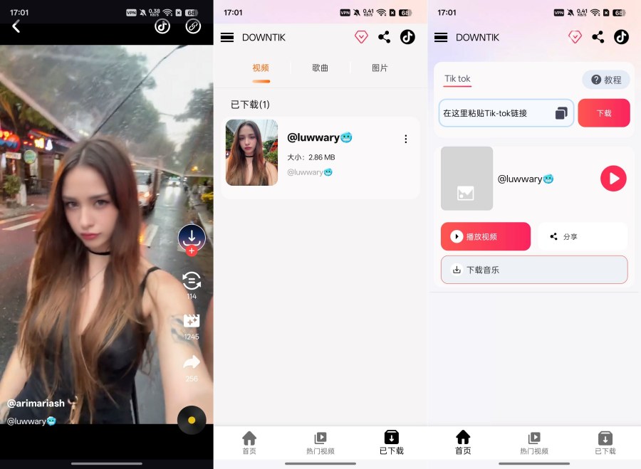图片[1]-Tk视频下载器3.9.4一键下载无水印视频无需登录-智点软件